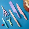 Colorful Stainless Steel Kitchen Knife Set